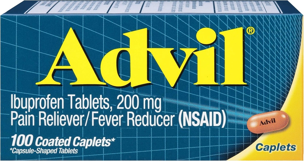 Advil Caplets 100ct - Pain Relief | [Your Store Name]